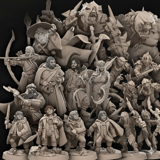 Miniaturas El Señor de los Anillos para pintar