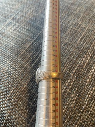 Anillo Plata Ojo de Tigre Talla 24