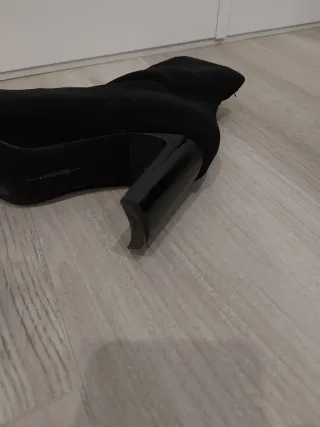 Botín elástico negro talla 36