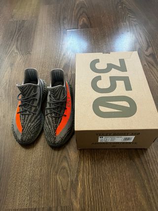 Adidas Yeezy Boost 350 V2 Gris Naranja