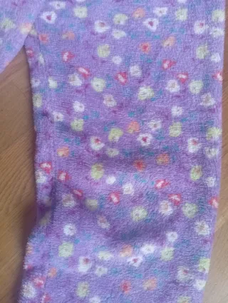 Pijama morado oso talla 10-11