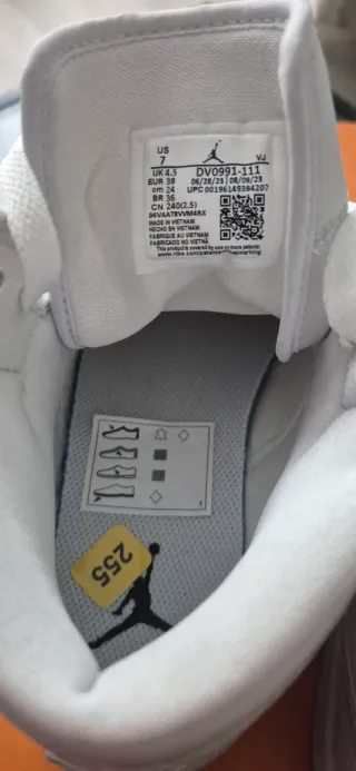 Zapatillas Air Jordan 1 Mid Blancas