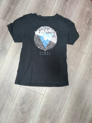 Camiseta Vans Negra Manga Corta