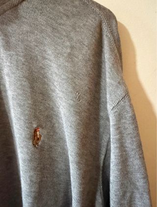 Polo Ralph Lauren Jersey Cremallera Gris