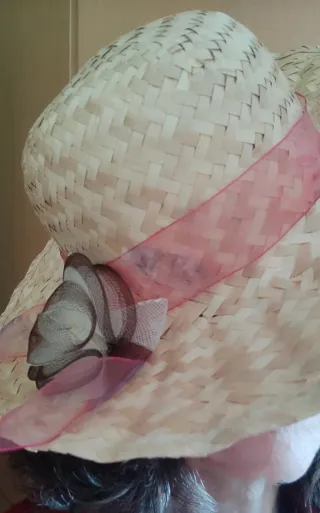 Sombrero de paja.