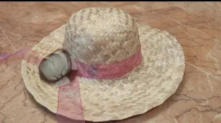 Sombrero de paja.