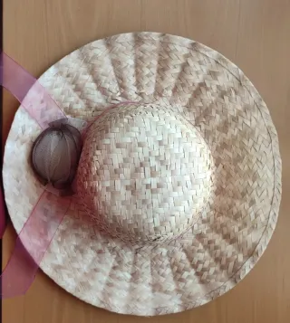Sombrero de paja.