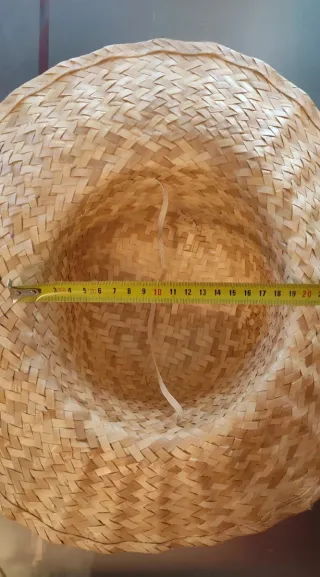 Sombrero de paja.