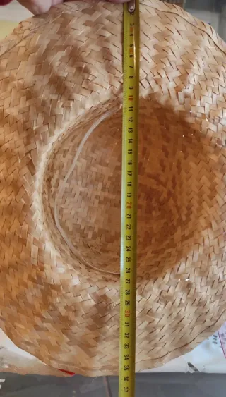Sombrero de paja.