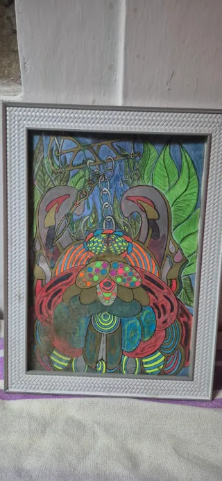 Quadro Psicadelico di Ec - Island