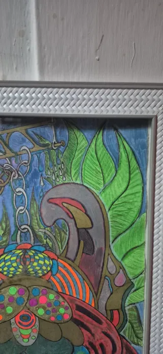 Quadro Psicadelico di Ec - Island