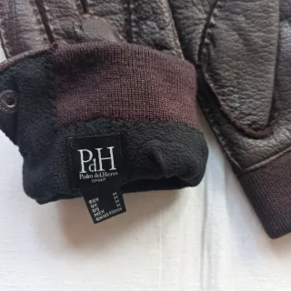 Guantes marrones piel Pedro del Hierro
