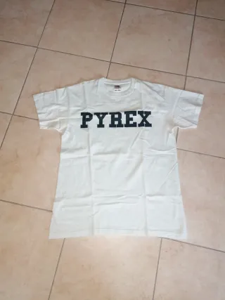 T-shirt Pyrex bianca
