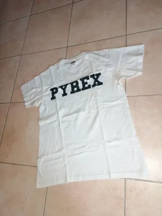 T-shirt Pyrex bianca