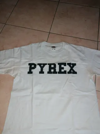 T-shirt Pyrex bianca