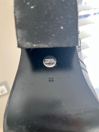 Botín cowboy piel pulsera tachuelas