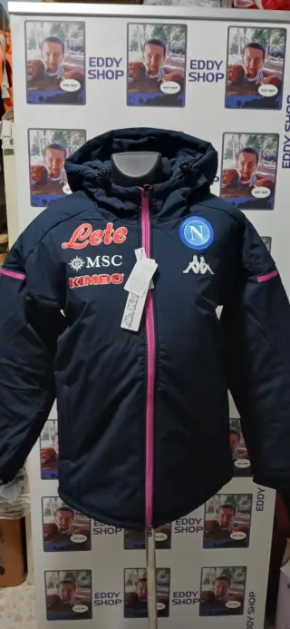 Parka Ufficiale SSC Napoli Blu Sponsor Kappa