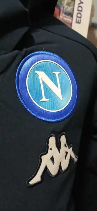 Parka Ufficiale SSC Napoli Blu Sponsor Kappa