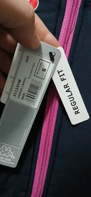 Parka Ufficiale SSC Napoli Blu Sponsor Kappa