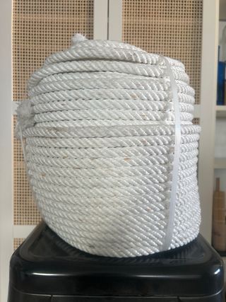 Cuerda de algodón enrollada