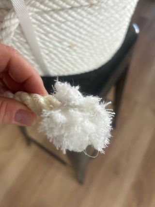 Cuerda de algodón enrollada