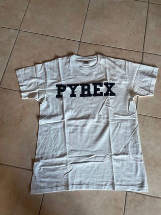 T-shirt Pyrex bianca