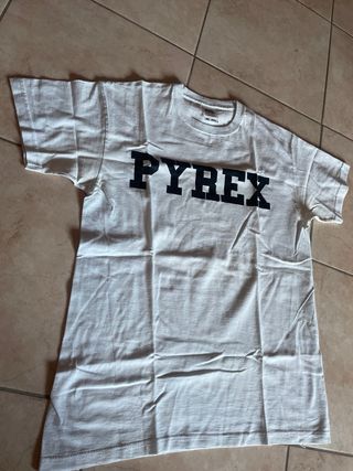T-shirt Pyrex bianca