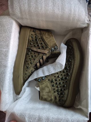 Jimmy Choo Stivaletto Forest Green Tg 41