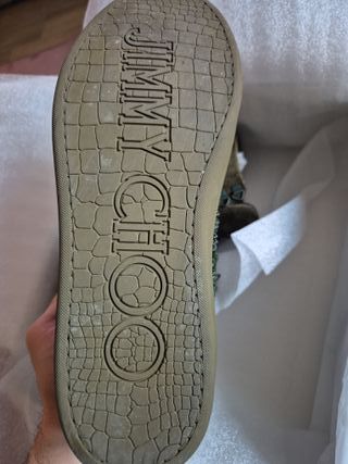 Jimmy Choo Stivaletto Forest Green Tg 41