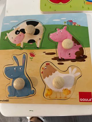 Puzzles de madera para bebés 3 modelos