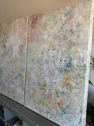 Quadri astratti dipinti a mano 120 x 80 x 3,5