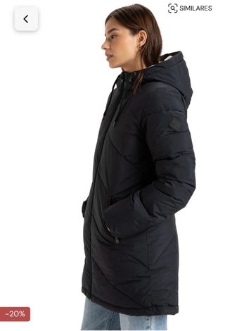 Chaqueta acolchada mujer con capucha