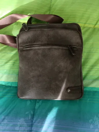 Borsa uomo eco pelle marrone Carrera