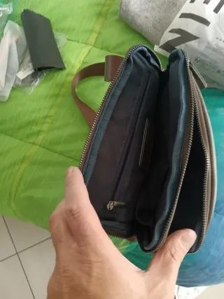 Borsa uomo eco pelle marrone Carrera