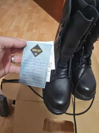 Botas Militares Gore-Tex Talla 41 Negras