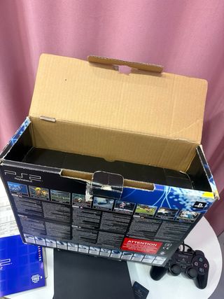 Console PS2 Fat Completa Sony Nera