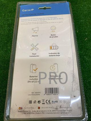 Pack de 2 Detectores de Humo Homologados