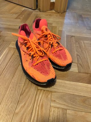 Zapatillas Adidas 4D Naranja y Rosa