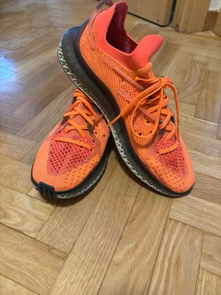 Zapatillas Adidas 4D Naranja y Rosa