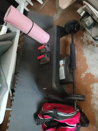 Pack de fuerza con pesas y esterilla