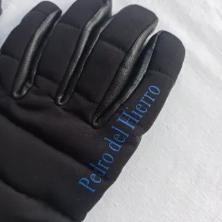 Guantes negros extra cálidos Pedro del Hierro