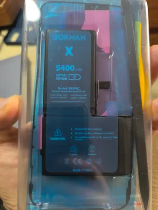 Batteria BOKMAN X per iPhone X 5400 mAh