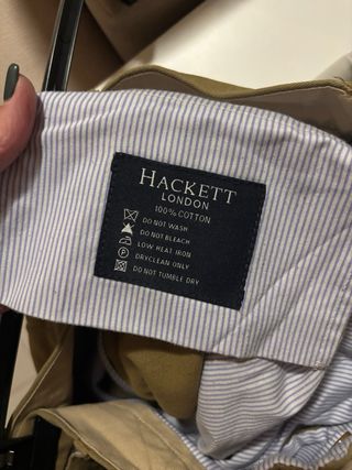 Pantaloni Hackett London Uomo Beige Tg48