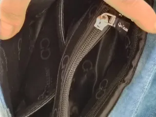 Mini borsa Gio Cellini borchie jeans