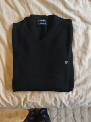 Jersey Caramelo Hombre Talla M Negro