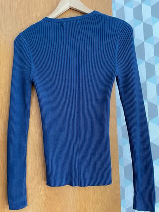 Conjunto Chaqueta y Top Nice Things Azul Talla M