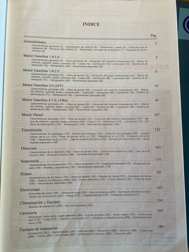 Manuales Taller Volkswagen Golf/Vento '92