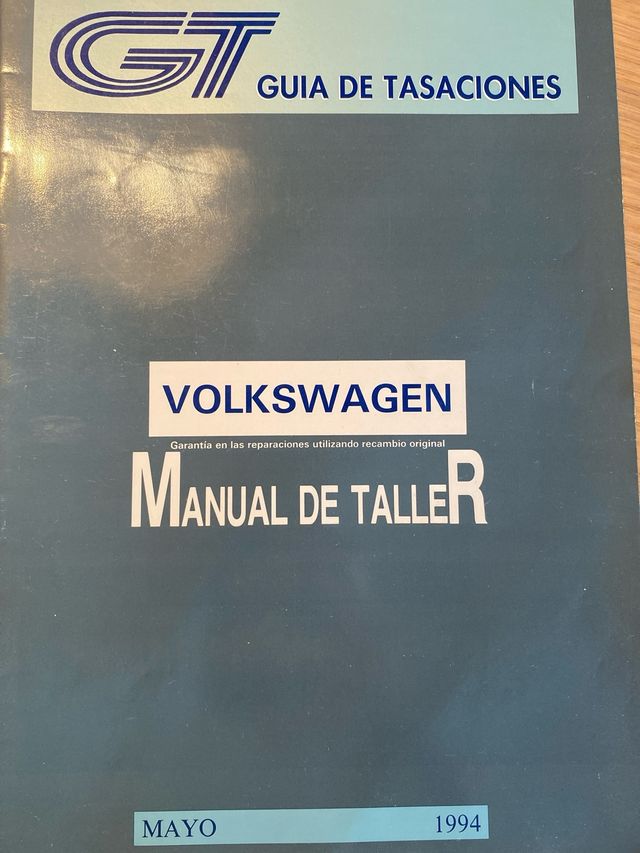 Manuales Taller Volkswagen Golf/Vento '92