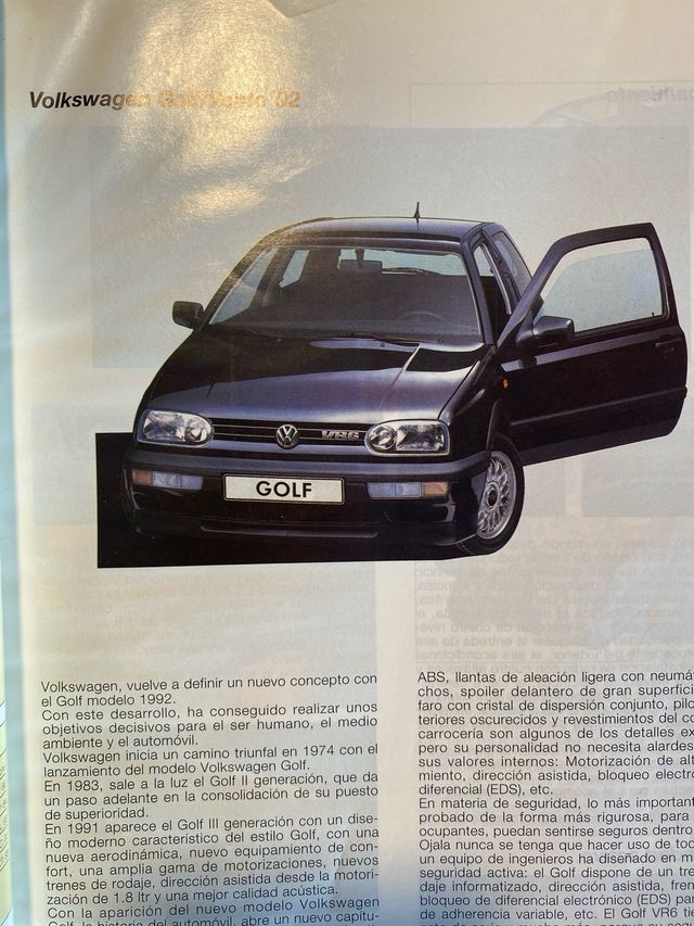 Manuales Taller Volkswagen Golf/Vento '92