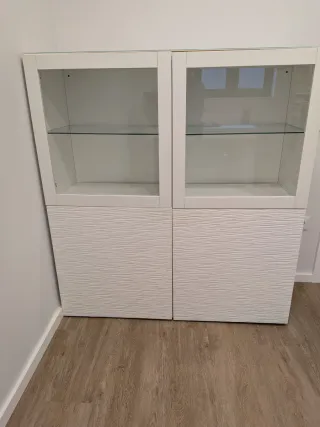 Aparador/Estante branco Besta Ikea